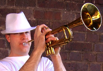 Carey Doolan,Trumpet,trumpeter,captain trumpet,book a musician - book musician - book dj accompaniment, book a trumpet player, book trumpeter, funky trumpet